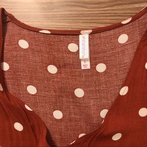 Target Pants - Target • Rust and White Polka Dot Jumpsuit Target Pants - Target • Rust and White Polka Dot Jumpsuit